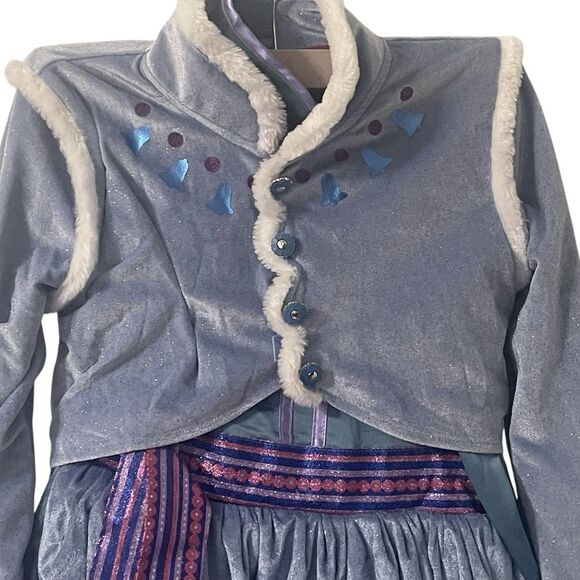 Disney Princess Anna Dress From Olaf's Frozen Adventure Size 11/12 RARE - Picture 11 of 15